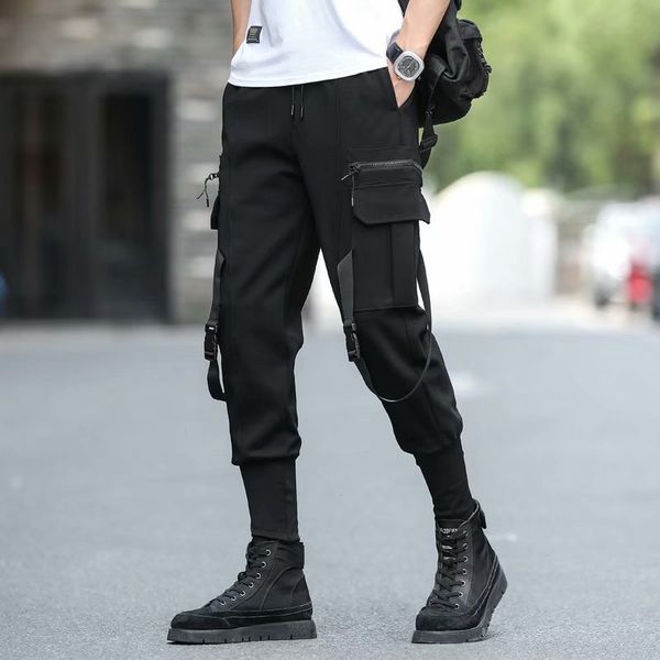summer thin overalls trendy brand hong kong style big pocket overalls loose men's casual fashion small feet black mid-waist pants
summer thin overalls trendy brand hong kong style big pocket overalls loose men's casual fashion small feet black mid-waist pants