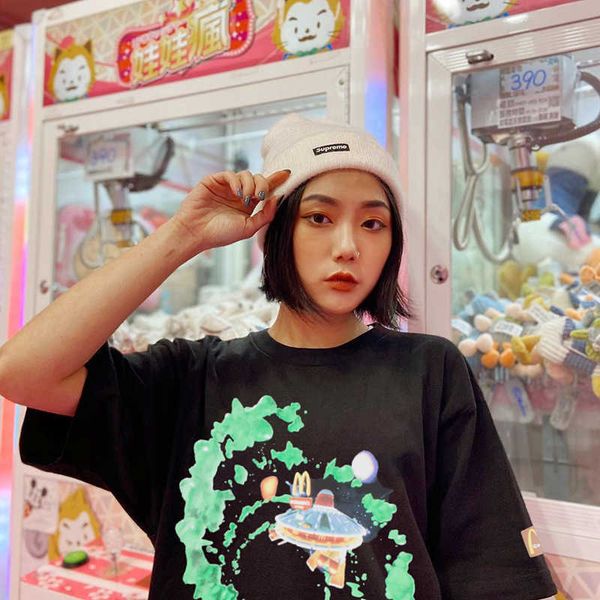 travis scott cactus jack fashion brand 's co branded space flying saucer printed short sleeve t-shirta8q3, White
travis scott cactus jack fashion brand 's co branded space flying saucer printed short sleeve t-shirta8q3, White
