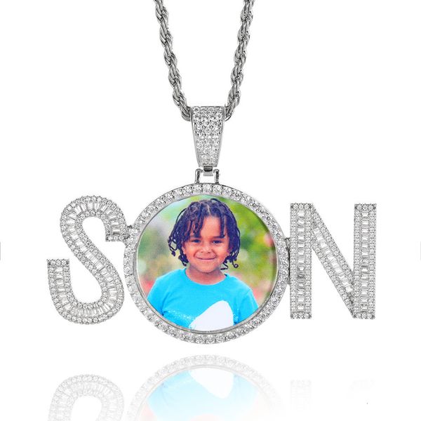 pendant necklaces hip hop personalized copper inlaid zircon letter splicing po creative diy memory po frame necklace, Silver
pendant necklaces hip hop personalized copper inlaid zircon letter splicing po creative diy memory po frame necklace, Silver