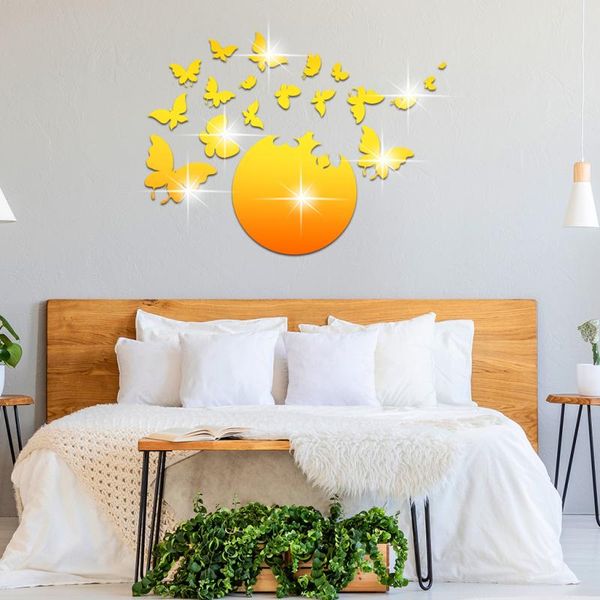 wall stickers decorative mirror sticker 18 butterflies with round acrylic punch-removable living room decoration
wall stickers decorative mirror sticker 18 butterflies with round acrylic punch-removable living room decoration