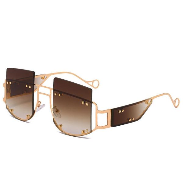 sunglasses driving glasses women oversized square lens metal rivet large vintage punk man metallic frame fashion, White;black
sunglasses driving glasses women oversized square lens metal rivet large vintage punk man metallic frame fashion, White;black