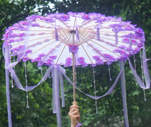 umbrellas children's painting cos tassel magic ribbon han suit with umbrella rain women props purple flower paraguas paraplu
umbrellas children's painting cos tassel magic ribbon han suit with umbrella rain women props purple flower paraguas paraplu