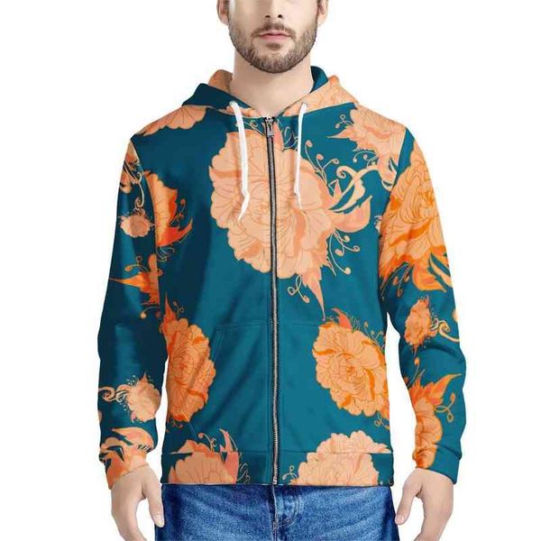 hooded pattern large jacket men's cardigan sweater from order, Black