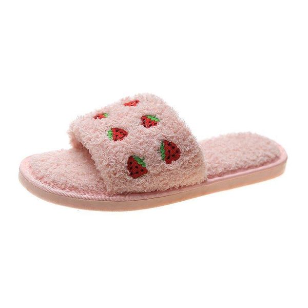 sandals autumn winter home indoor slippers women flat open-toed cotton fruit pattern furry hairy sweet style, Black
sandals autumn winter home indoor slippers women flat open-toed cotton fruit pattern furry hairy sweet style, Black