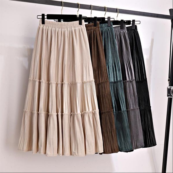 womens skirts golden velvet women skirt sweet cake layered long midi pleated vintage tiered tulle ins a line, Black
womens skirts golden velvet women skirt sweet cake layered long midi pleated vintage tiered tulle ins a line, Black