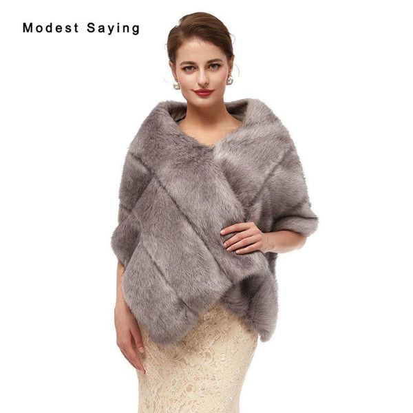 wraps & jackets elegant grey faux fur wedding shawls 2021 bridal shoulder cover ups party boleros winter stoles warm accessories, White
wraps & jackets elegant grey faux fur wedding shawls 2021 bridal shoulder cover ups party boleros winter stoles warm accessories, White
