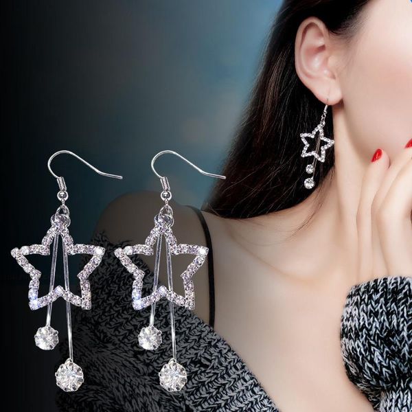 stud fashion women silver color star tassel long crystal earrings girl pentagram rhinestone jewelry pendante femme gifts, Golden;silver
stud fashion women silver color star tassel long crystal earrings girl pentagram rhinestone jewelry pendante femme gifts, Golden;silver