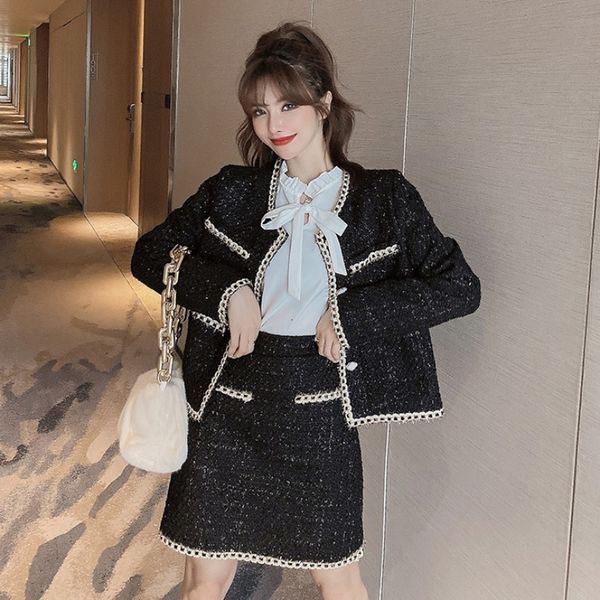 two piece dress terno feminino estilo maduro, jaqueta cardigan tweed + quadril com suspensórios, duas peças, traje fragrância pequena, gx3x, White
two piece dress terno feminino estilo maduro, jaqueta cardigan tweed + quadril com suspensórios, duas peças, traje fragrância pequena, gx3x, White