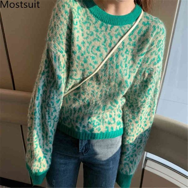 winter leopard fashion knitted pullover sweater women long sleeve o-neck casual korean female sweaters femme 210518, White;black
winter leopard fashion knitted pullover sweater women long sleeve o-neck casual korean female sweaters femme 210518, White;black