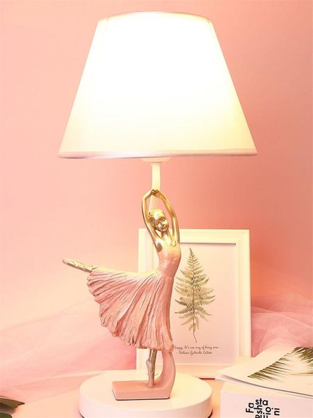 table lamps nordic ballet shade children's bedroom girl princess cute desk eye protection pink decorative bedside lights
table lamps nordic ballet shade children's bedroom girl princess cute desk eye protection pink decorative bedside lights