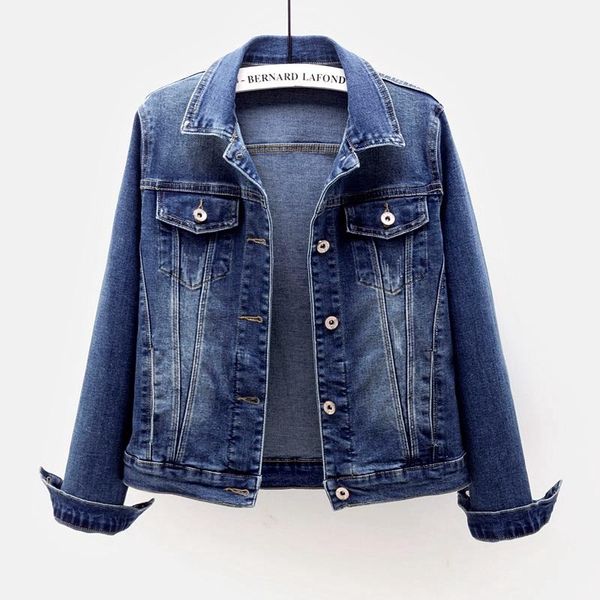 women's jackets spring autumn fashion short denim jacket women elastic slim pocket long sleeve jeans coat female student outerwear, Black;brown
women's jackets spring autumn fashion short denim jacket women elastic slim pocket long sleeve jeans coat female student outerwear, Black;brown