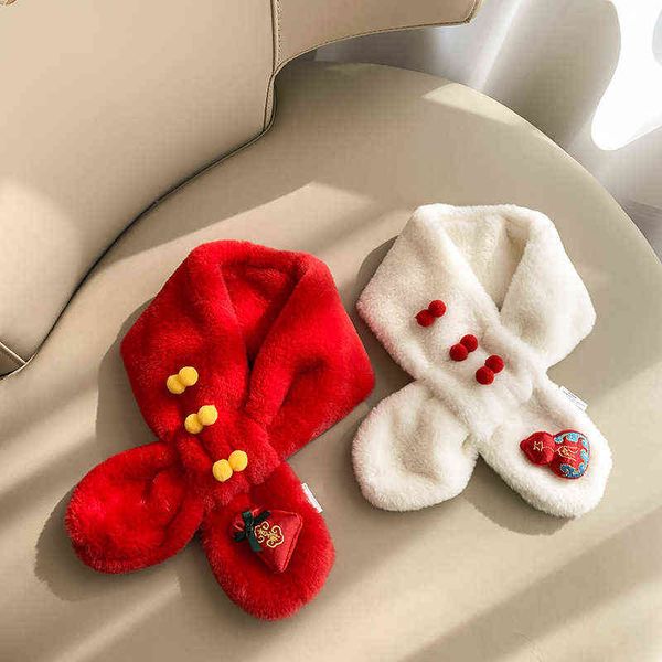 scarves year's children's ftive big red scarf female male baby warm thickened bib for human face, Blue;gray
scarves year's children's ftive big red scarf female male baby warm thickened bib for human face, Blue;gray