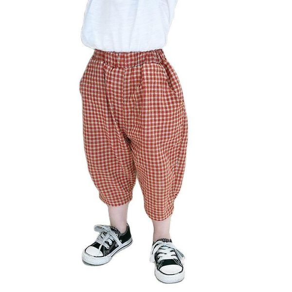 trousers 2021 children's clothing summer baby thin anti-mosquito pants korean girls plaid leisure p4546, Blue
trousers 2021 children's clothing summer baby thin anti-mosquito pants korean girls plaid leisure p4546, Blue