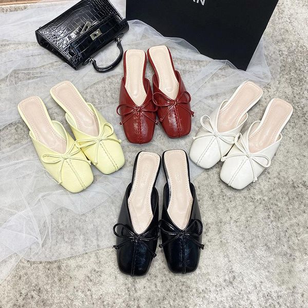 loafers cover toe slippers casual summer women's shoes butterfly-knot low slides pantofle luxury flat 2021 rome pu basic fashion, Black
loafers cover toe slippers casual summer women's shoes butterfly-knot low slides pantofle luxury flat 2021 rome pu basic fashion, Black