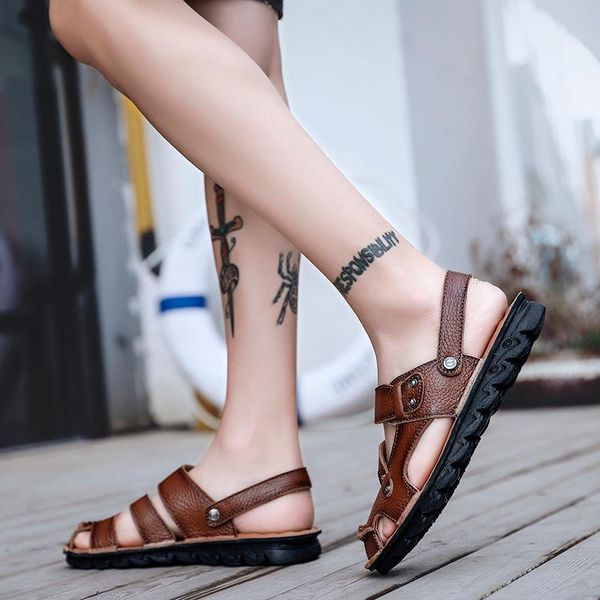 sandals mens gladiator plage outdoor walking praia sandalhas para masculina sandales leather summer for breathable genuine in s, Black
sandals mens gladiator plage outdoor walking praia sandalhas para masculina sandales leather summer for breathable genuine in s, Black