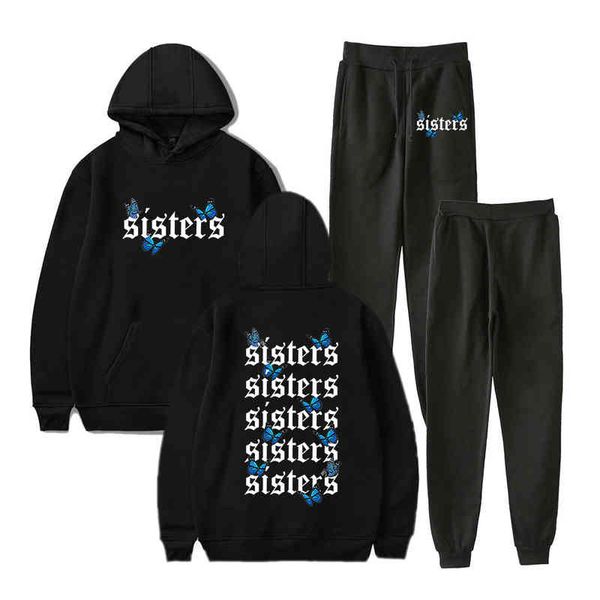 james charles sweatshirts two piece set tracksuit hoodies+jogger pant social media star fashion clothes men women's sets, Blue;black
james charles sweatshirts two piece set tracksuit hoodies+jogger pant social media star fashion clothes men women's sets, Blue;black