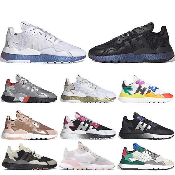 2021 fashion nite jogger women mens running shoes pride silver metallic pink reflective collegiate green sports trainers sneakers, Black
2021 fashion nite jogger women mens running shoes pride silver metallic pink reflective collegiate green sports trainers sneakers, Black