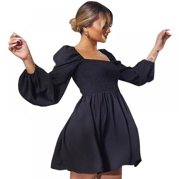 casual dresses black women elegant 2021long sleeve vintage corset ladies blouses womens shirt dress aesthetic party, Black;gray
casual dresses black women elegant 2021long sleeve vintage corset ladies blouses womens shirt dress aesthetic party, Black;gray