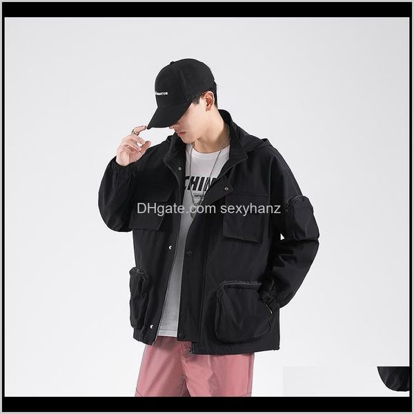 jackets outerwear & coats apparel drop delivery japanese coat 2021 latest multi-pocket solid color jacket mens clothing street loose casu, Black;brown
jackets outerwear & coats apparel drop delivery japanese coat 2021 latest multi-pocket solid color jacket mens clothing street loose casu, Black;brown