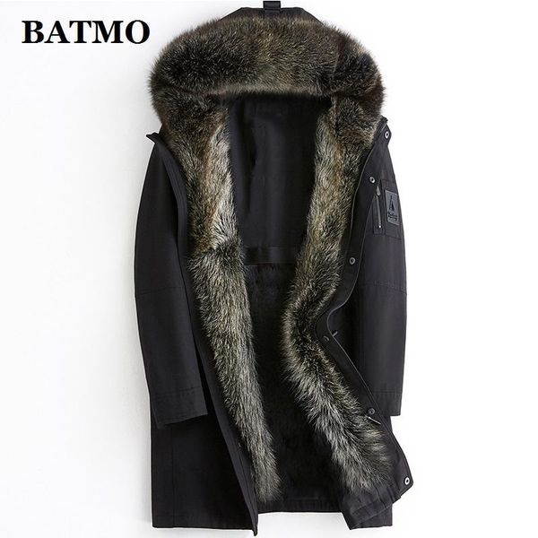 men's leather & faux batmo natural raccoon fur collar mink liner hooded parkas men,men's winter warm jackets ,men's coat xpk1, Black
men's leather & faux batmo natural raccoon fur collar mink liner hooded parkas men,men's winter warm jackets ,men's coat xpk1, Black