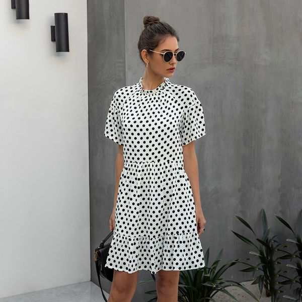 2021black dress polka-dot women summer sundresses casual white loose fit clothes people 2021 yellow womens clothing everyday, Black;gray
2021black dress polka-dot women summer sundresses casual white loose fit clothes people 2021 yellow womens clothing everyday, Black;gray