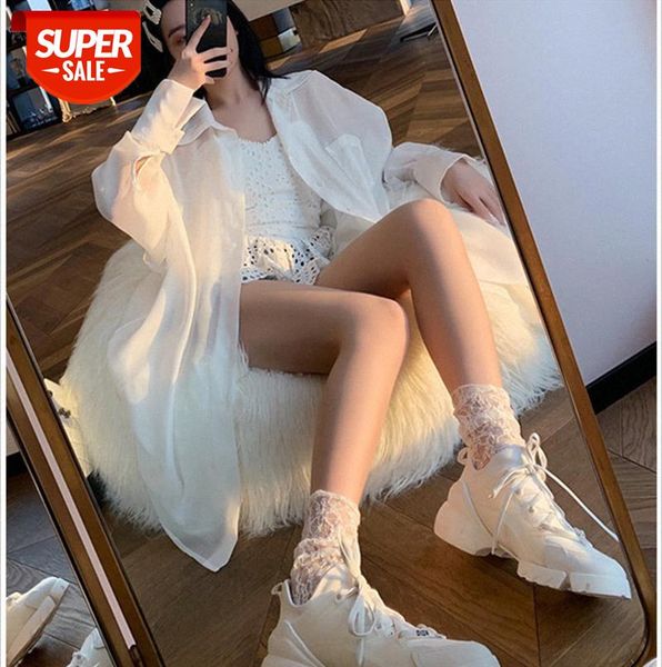 women's loose large-size micro-transparent sunscreen shirt hundred foreign style mid-length coat #lh5e, Black
women's loose large-size micro-transparent sunscreen shirt hundred foreign style mid-length coat #lh5e, Black