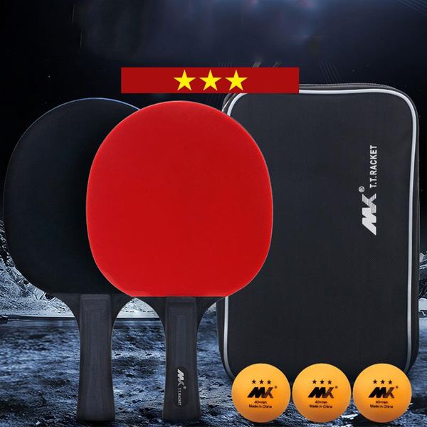 table tennis raquets 2pcs/set racket pair set for pong board game dedicated two rackets and three balls
table tennis raquets 2pcs/set racket pair set for pong board game dedicated two rackets and three balls