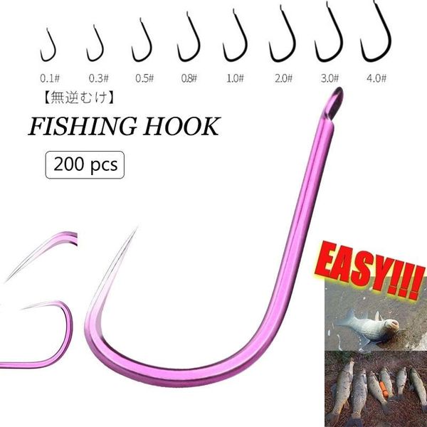 fishing hooks 200pcs fish hook super quality violent black pit flying koi carp bulk without barbs accessories
fishing hooks 200pcs fish hook super quality violent black pit flying koi carp bulk without barbs accessories