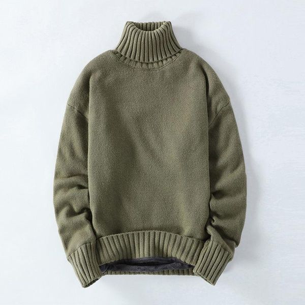 men's sweaters 2021 autumn winter plush warm turtleneck sweater fashion couples pure color women's clothing loose cotton, White;black
men's sweaters 2021 autumn winter plush warm turtleneck sweater fashion couples pure color women's clothing loose cotton, White;black