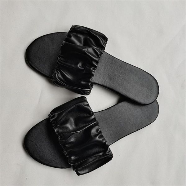 slippers women sandals 2021 fashion flat bottom viscose shoes luxury soft leather candy colors open toes chaussure femme, Black
slippers women sandals 2021 fashion flat bottom viscose shoes luxury soft leather candy colors open toes chaussure femme, Black