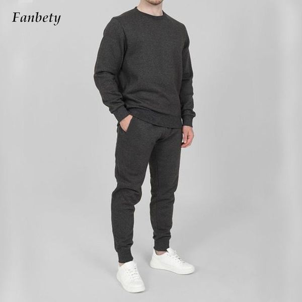 men's tracksuits fashion casual mens 2021 autumn winter long sleeve o-neck sweatshirt + jogger pants suit male two piece sets, Gray
men's tracksuits fashion casual mens 2021 autumn winter long sleeve o-neck sweatshirt + jogger pants suit male two piece sets, Gray