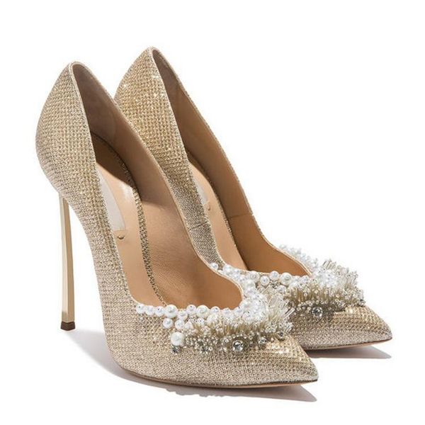 luxury designer shoes 2021 pearl diamond bling pointed toe pumps slip on metallic heels women wedding high heel gold white dress, Black
luxury designer shoes 2021 pearl diamond bling pointed toe pumps slip on metallic heels women wedding high heel gold white dress, Black