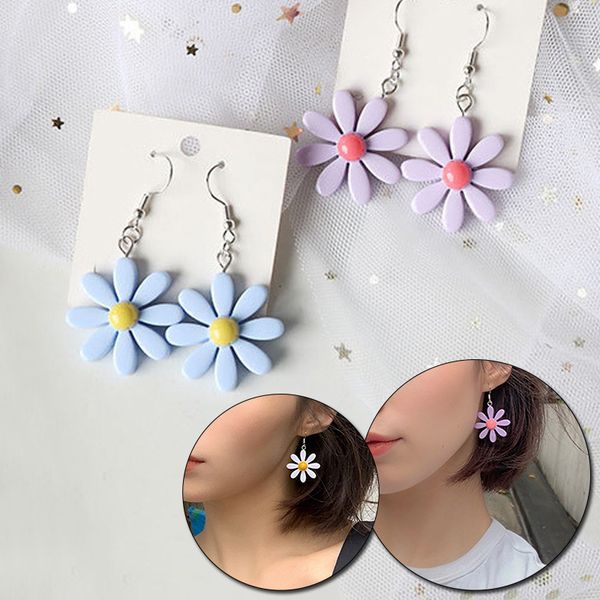 cute daisy flower stud resin dangle earrings candy color personality korean earrings for women girls summer jewelry gifts accessories, Silver
cute daisy flower stud resin dangle earrings candy color personality korean earrings for women girls summer jewelry gifts accessories, Silver
