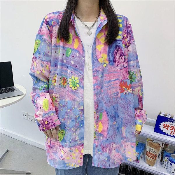 autumn vintage loose large print women's shirts chic long sleeve office lady fashion turn-down collar button blouses &, White
autumn vintage loose large print women's shirts chic long sleeve office lady fashion turn-down collar button blouses &, White
