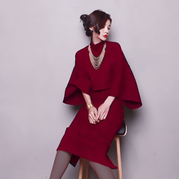 two piece dress woolen warm women sets pure color fashion slim suits long sleeve round collar shirt package hip skirt, White
two piece dress woolen warm women sets pure color fashion slim suits long sleeve round collar shirt package hip skirt, White