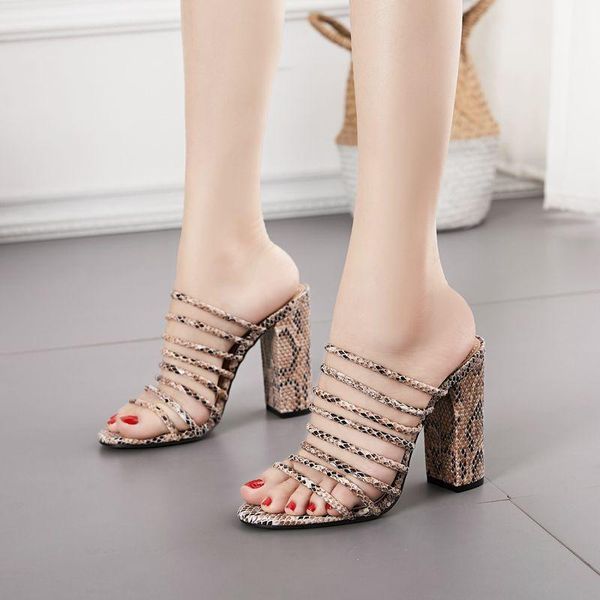 sandals block heels 2021 summer women's shoes thin belt combination thick high-heeled snake pattern, Black
sandals block heels 2021 summer women's shoes thin belt combination thick high-heeled snake pattern, Black