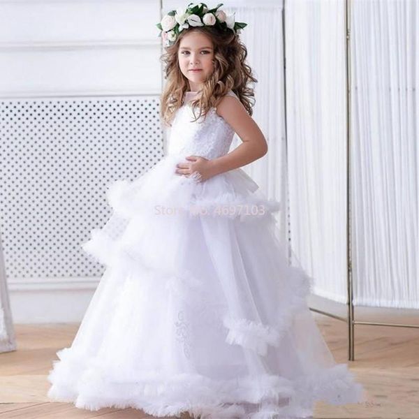 girl's dresses white ivory ruffled flower girl toddler kids pageant clothes lace appliques tulle floor length birthday party skirts, Red;yellow
girl's dresses white ivory ruffled flower girl toddler kids pageant clothes lace appliques tulle floor length birthday party skirts, Red;yellow