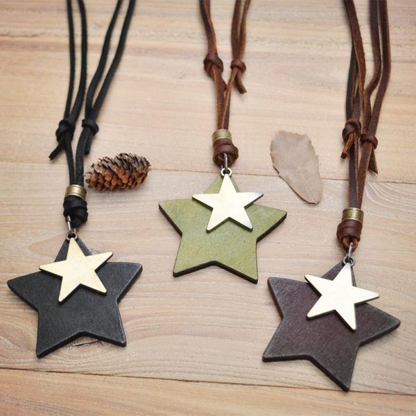 chains national cotton accessories contracted wind han edition wooden pentagram cowhide long necklace sweater chain, Silver
chains national cotton accessories contracted wind han edition wooden pentagram cowhide long necklace sweater chain, Silver