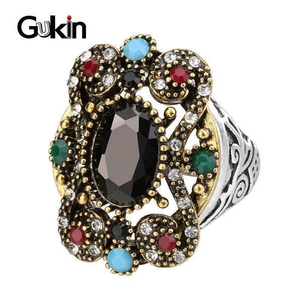 cluster rings gukin turkish retro jewelry blank ring antique gold inlaid crystal unique for women accessories wholesale, Golden;silver
cluster rings gukin turkish retro jewelry blank ring antique gold inlaid crystal unique for women accessories wholesale, Golden;silver