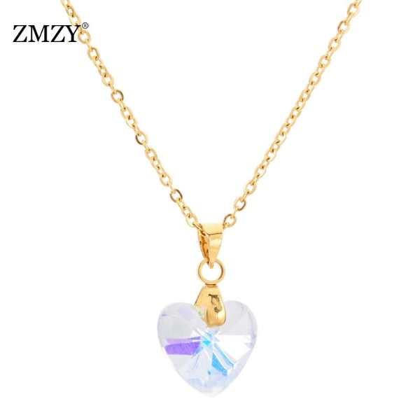 pendant necklaces zmzy cubic zirconia heart necklace rhinestone choker collier femme &pendants stainless steel chain, Silver
pendant necklaces zmzy cubic zirconia heart necklace rhinestone choker collier femme &pendants stainless steel chain, Silver