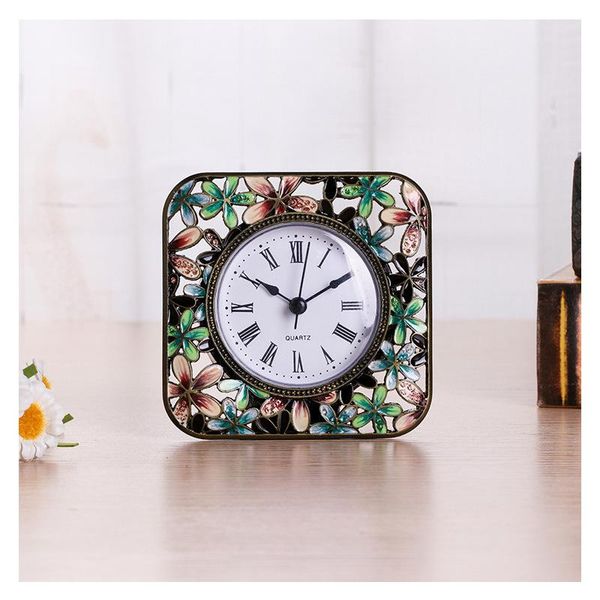 other clocks & accessories european style retro pastoral alarm clock enamel handicraft ornaments decoration living room study
other clocks & accessories european style retro pastoral alarm clock enamel handicraft ornaments decoration living room study