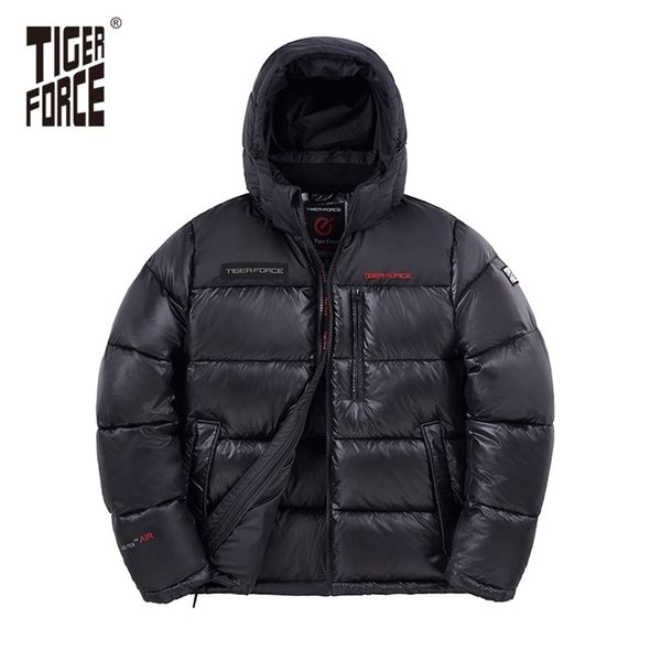 tiger force men's winter jacket hooded coat casual clothing warm thick pocket zipper down jackets winter parka men brand 70793 211119, Black
tiger force men's winter jacket hooded coat casual clothing warm thick pocket zipper down jackets winter parka men brand 70793 211119, Black
