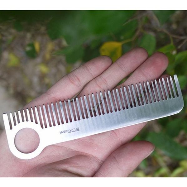 hair brushes 1pcs selling portable stainless steel comb gear tactical pocket female health care tools unisex, Silver
hair brushes 1pcs selling portable stainless steel comb gear tactical pocket female health care tools unisex, Silver