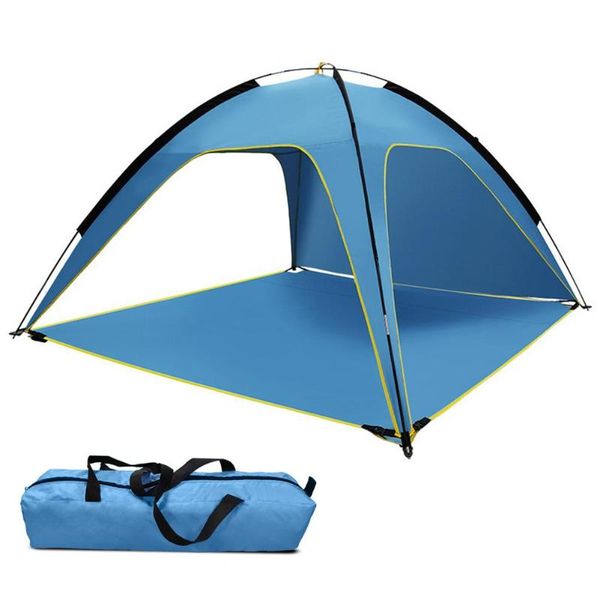 tents and shelters outdoor beach tent silver-coated 3-sided ventilated awning for 3-4 people sun protection camping equipment 210x210x130 cm
tents and shelters outdoor beach tent silver-coated 3-sided ventilated awning for 3-4 people sun protection camping equipment 210x210x130 cm