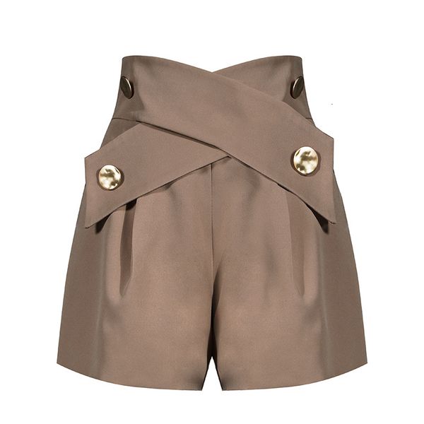 elegant female slices high-waisted shorts asymeircal hit color lets loose short pants for women's clothes tide, White;black
elegant female slices high-waisted shorts asymeircal hit color lets loose short pants for women's clothes tide, White;black