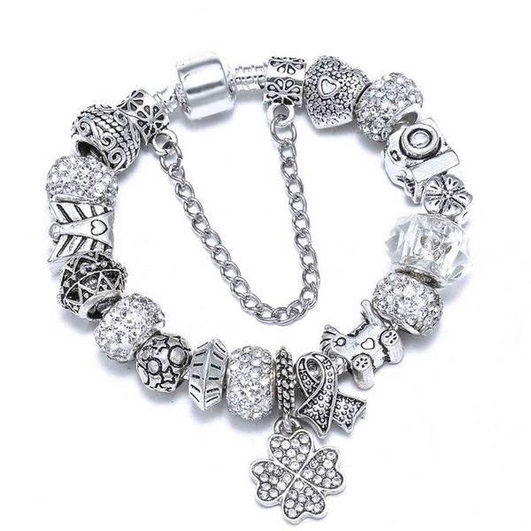 seialoy lucky charm bracelets for women men original streamer crystal beaded fine bracelet bangle jewelry gifts, Golden;silver
seialoy lucky charm bracelets for women men original streamer crystal beaded fine bracelet bangle jewelry gifts, Golden;silver