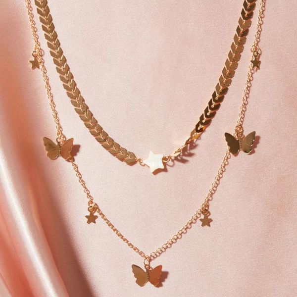 pendant necklaces fashion bohemian butterfly long necklace for women boho multilayered 2021 trendy choker sweater chain jewelry, Silver
pendant necklaces fashion bohemian butterfly long necklace for women boho multilayered 2021 trendy choker sweater chain jewelry, Silver