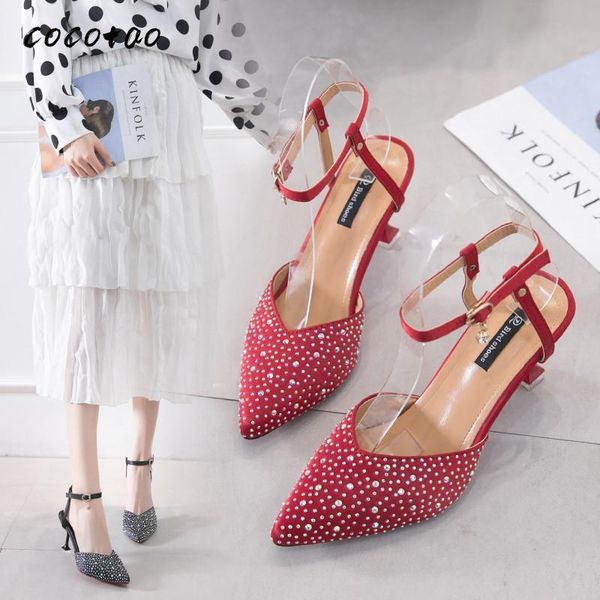 dress shoes spring and summer wild stiletto heels shallow mouth pointed single rhinestone word buckle 2021 women's wedding, Black
dress shoes spring and summer wild stiletto heels shallow mouth pointed single rhinestone word buckle 2021 women's wedding, Black