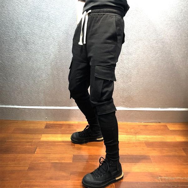 men's pants spring and autumn trend street hip-hop retro cargo korean version slim stretch leisure large size harem, Black
men's pants spring and autumn trend street hip-hop retro cargo korean version slim stretch leisure large size harem, Black