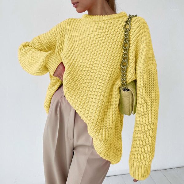 women's sweaters 2021 classic knitted sweater womens solid color loose pullover long sleeve ladies round-neck clothing ropa mujer, White;black
women's sweaters 2021 classic knitted sweater womens solid color loose pullover long sleeve ladies round-neck clothing ropa mujer, White;black
